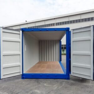 Contentor marítimo de 20 pés com abertura lateral IICL 6, 602 512-8 Azul