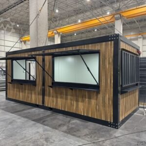 Contentor para Café, Escritório ou Construção - Modelo de Snack-Bar em Madeira